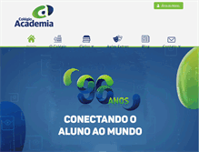 Tablet Screenshot of colegioacademia.com.br